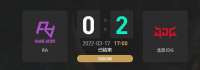 2022LPL春季赛常规赛第九周第四场比赛结束：JDG 2-0 RA、TT 2-1 WE