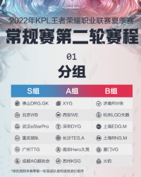 2022KPL夏季赛第二轮赛程公布  本轮比赛结束后将进行卡位赛
