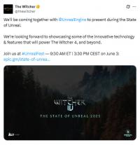 《CDPR与虚幻引擎携手，共赴State of Unreal 2025》